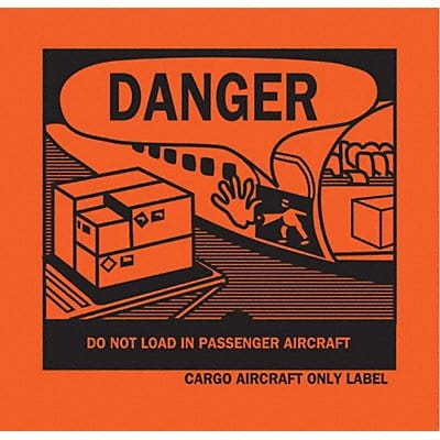 DOT Label Aircraft 4-3/4 W PK500