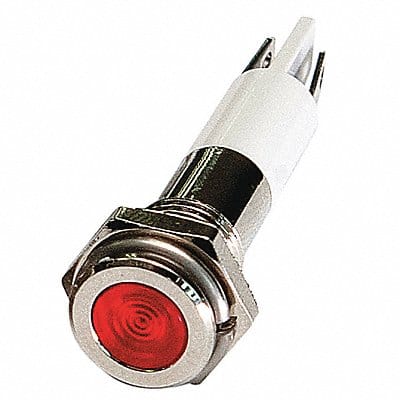Flat Indicator Light Red 110VAC