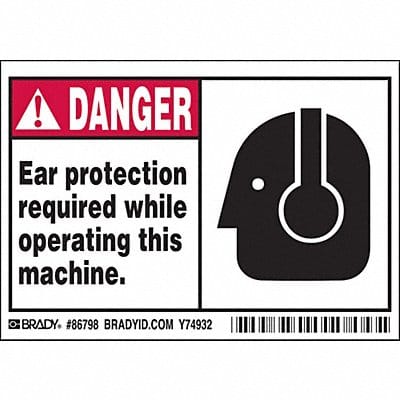 Label 3 1/2 inx5 in Polyester PK5