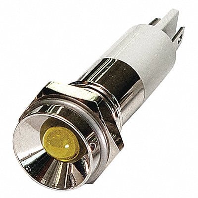 Protrude Indicator Light Yellow 12VDC