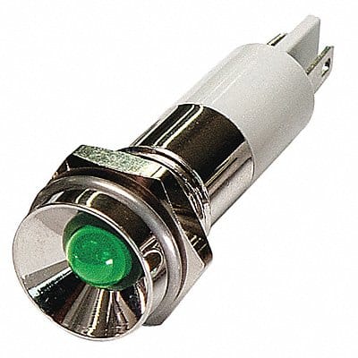 Protrude Indicator Light Green 12VDC