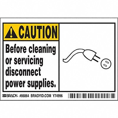 Label 3 1/2 inx5 in Polyester PK5