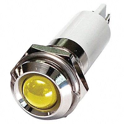Round Indicator Light Yellow 24VDC