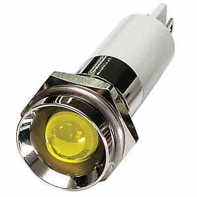 Protrude Indicator Light Yellow 12VDC