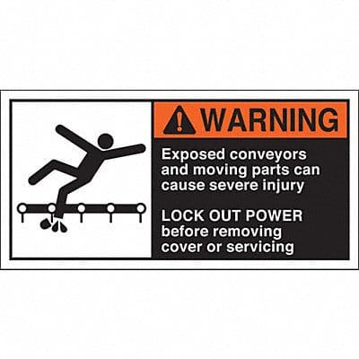 Label 2 1/2 in x 5 in Polyester PK5