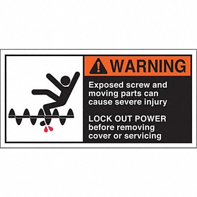 Label 2 1/2 in x 5 in Polyester PK5