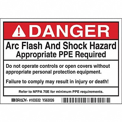 Label 3 1/2 inx5 in Polyester PK5