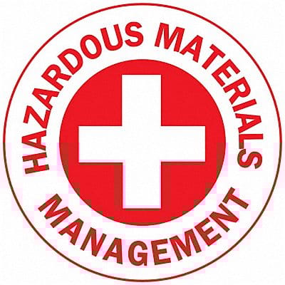 Hard Hat Emblem Labl 2in. Dia Vinyl PK4