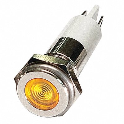 Flat Indicator Light Yellow 110VAC