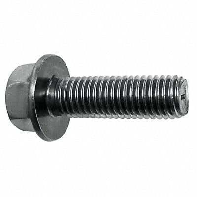 Flange Bolts Fastener L 1 3/4 in PK25