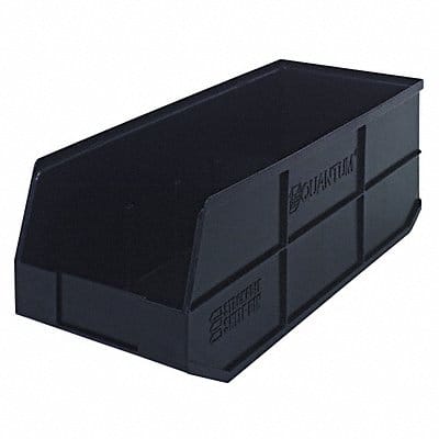 G7051 Shelf Bin Black Polypropylene 7 in