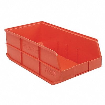 G7052 Shelf Bin Orange Polypropylene 7 in