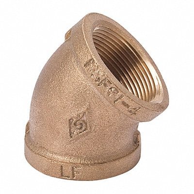 45 Elbow Brass 1 1/2  FNPT Class 125