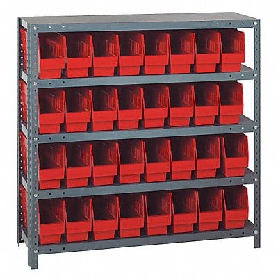 G6982 Bin Shlvng 12inx39inx36in Red
