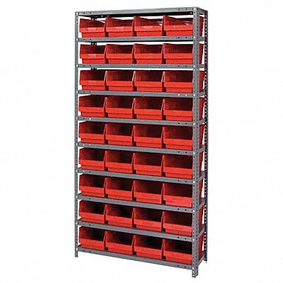 G6996 Bin Shlvng 18inx75inx36in Red