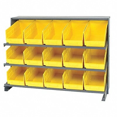 G7013 Bench Pick Rack 12x27x36in Yellow