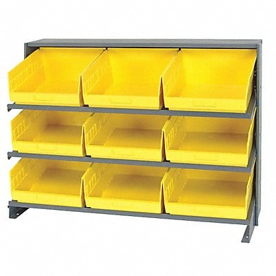 G7015 Bench Pick Rack 12x27x36in Yellow