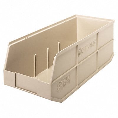 G7051 Shelf Bin Ivory Polypropylene 7 in G7051 Shelf Bin Ivory Polypropylene 7 in