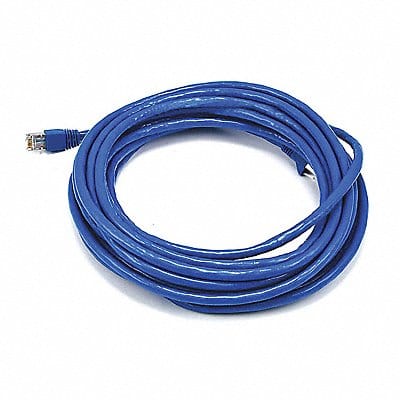 Patch Cord Cat 6A Booted Blue 25 ft.