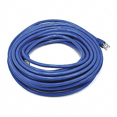Patch Cord Cat 6A Booted Blue 50 ft.