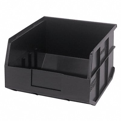 G7044 Shelf Bin Black Polypropylene 7 in