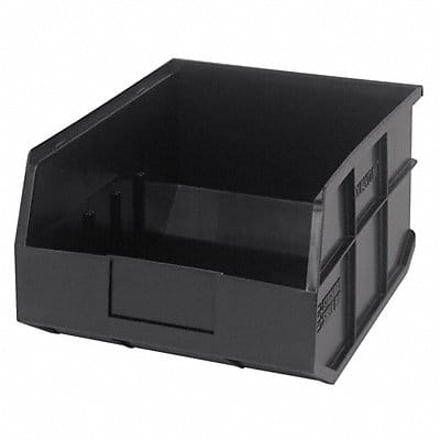 G7047 Shelf Bin Black Polypropylene 7 in