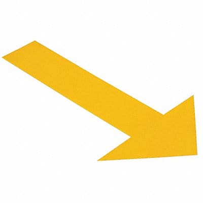 K3732 Floor Tape Yellow 6 inx10 in Arrow PK50