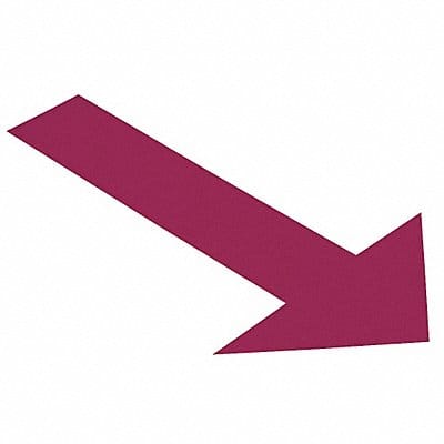 K3732 Floor Tape Purple 6 inx10 in Arrow PK50