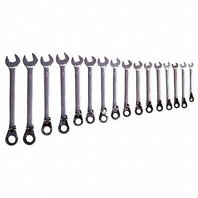 Combo Wrench St CV Steel Chrome Offset