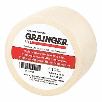 Masking Tape 3 W 60 yd L Tan