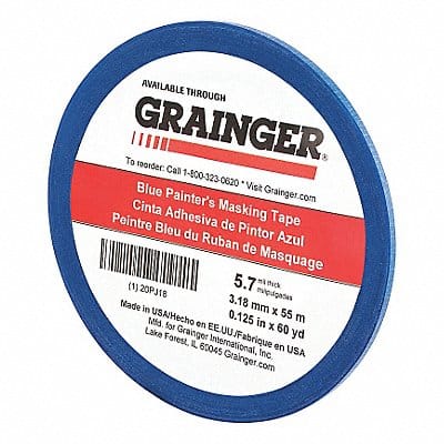 Painters Masking Tape 1/8 W 60yd L Blue
