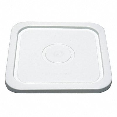 Plastic Pail Lid White HDPE 10 5/16 in