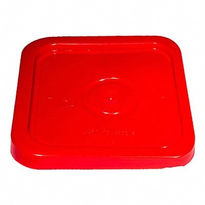 K4871 Plastic Pail Lid Red HDPE 10 5/16 in