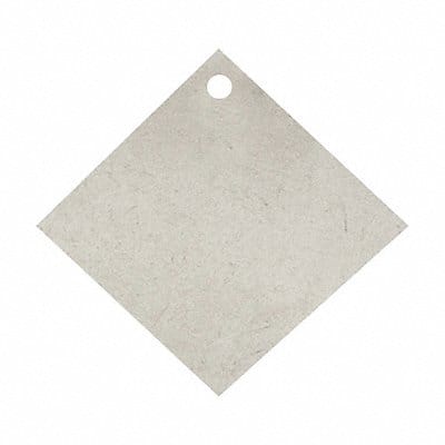 Blank Tag SS 1 1/4in H 1 1/4in W PK25