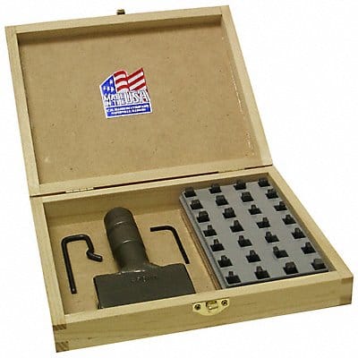 Hand Stamp Kit Steel 3/16 A-Z and 0-9