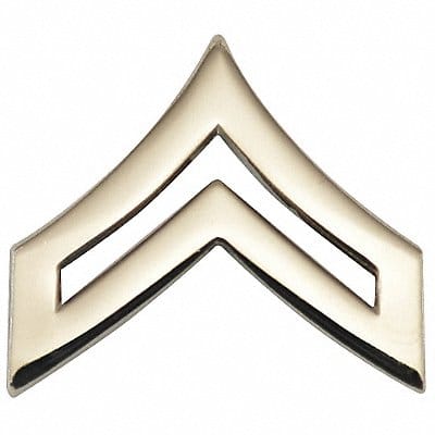 Metal Rank Insignia CPL. Chevron Nckl PR