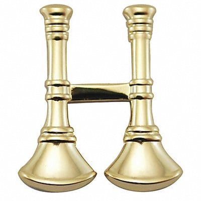 Metal Rank Insignia Fire Bugles Gold PR Metal Rank Insignia Fire Bugles Gold PR