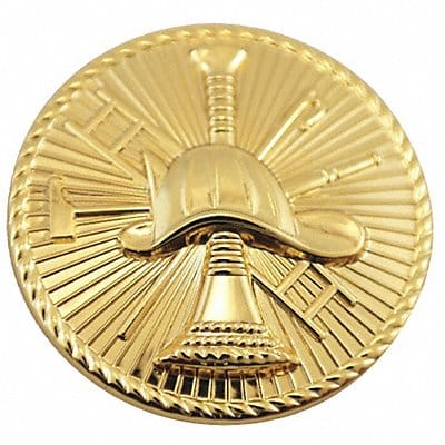 Metal Rank Insignia Fire Discs Gold PR