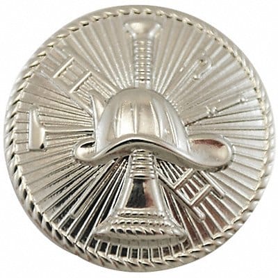 Metal Rank Insignia Fire Discs Nickel PR