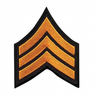 Embroidered Patch SGT Dark Gold/Black PR