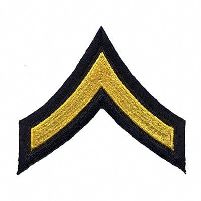 Embrdrd Patch PFC Gold/Midnight Navy PR