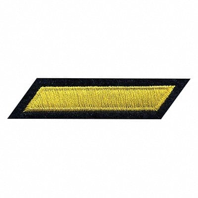 Embrdrd Patch Hashmark Md Gold/Navy Flt