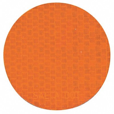 Floor Tape Orange 3 inx3 in Circle PK50