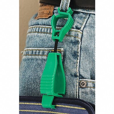 Glove Guard Clip Green Blank