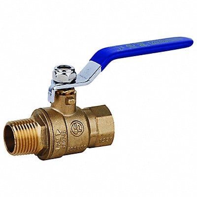 Brass Ball Valve Inline FNPT x MNPT 1