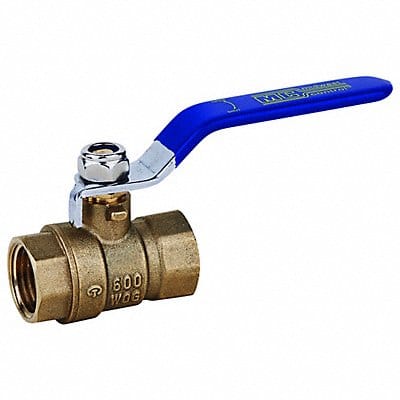 Brass Ball Valve Inline FNPT 2-1/2
