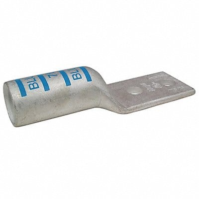 TwoHoleLugCmprsnConn Long Blue 76