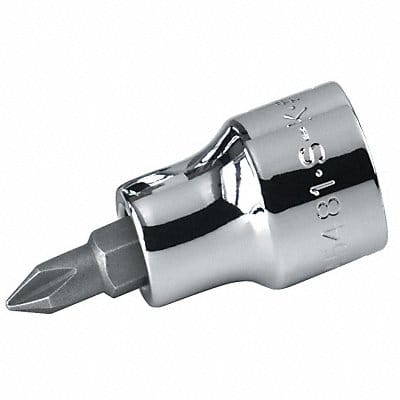 Socket Bit Steel 3/8 in TpSz #4 Socket Bit Steel 3/8 in TpSz #4