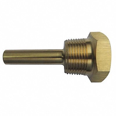 Bimetal Thermowell Brass 1/2 NPSM