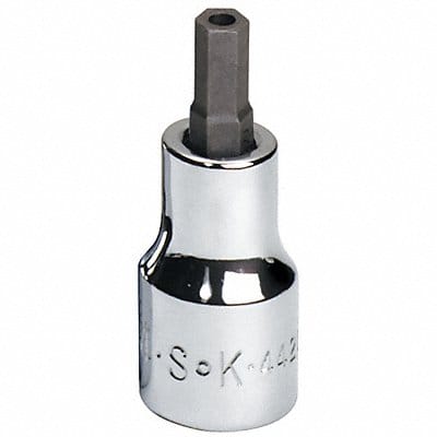 Socket Bit Steel 3/8 in TpSz 7/32 in